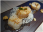 scallops with sesame seeds